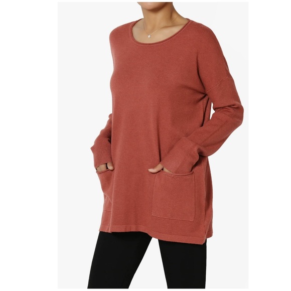 29 Boho Soft Viscose Front Pocket Oversized sweater - Picture 2 of 5